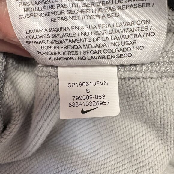 Nike Womens Size Small Dri Fit‎ Just Do It Capris 799099 063 Gray Training - Picture 9 of 11